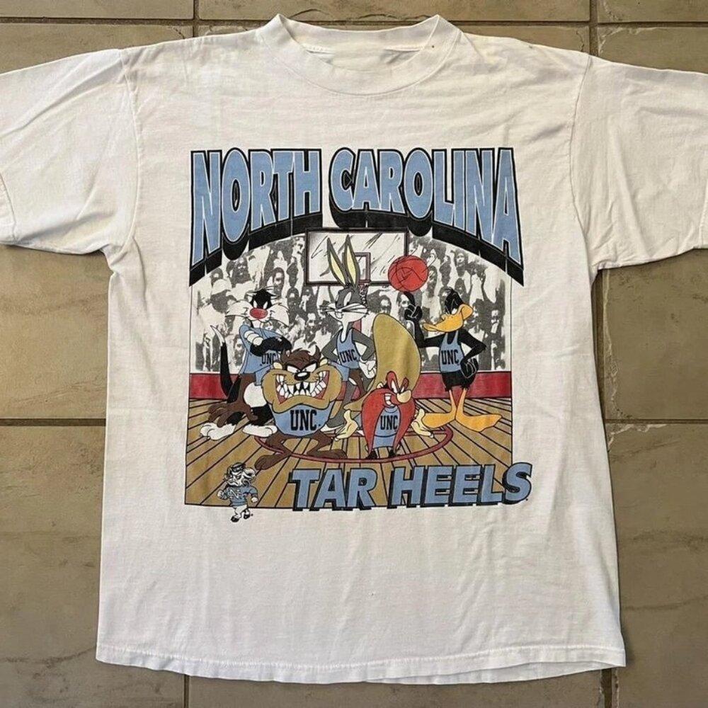 Nc Tar Heels Looney Tunes Tshirt Ncaa Unc Tar Heels Shirt